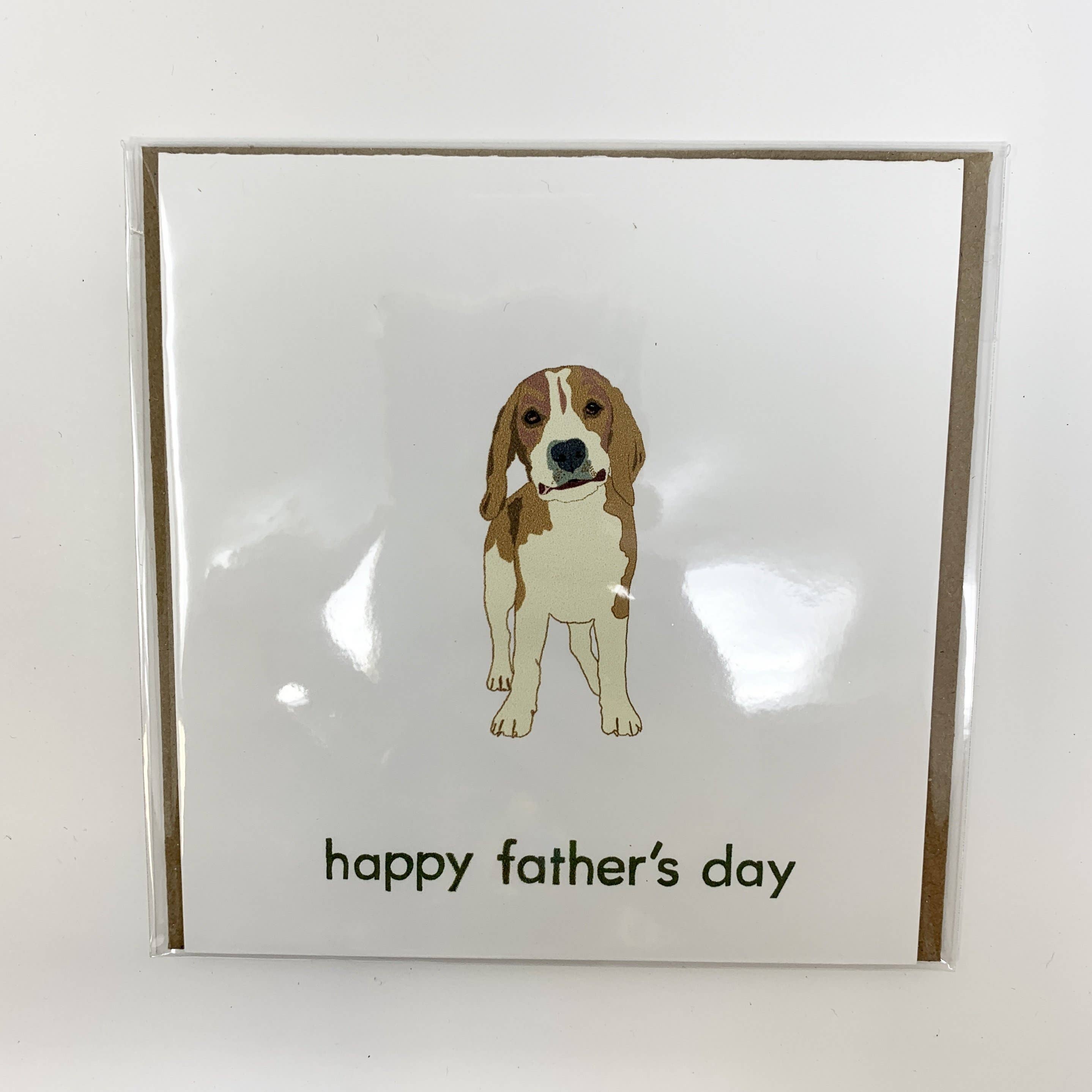 The Doggo Collection German Wirehair Pointer Happy Fathers Day Dog Greeting Card 